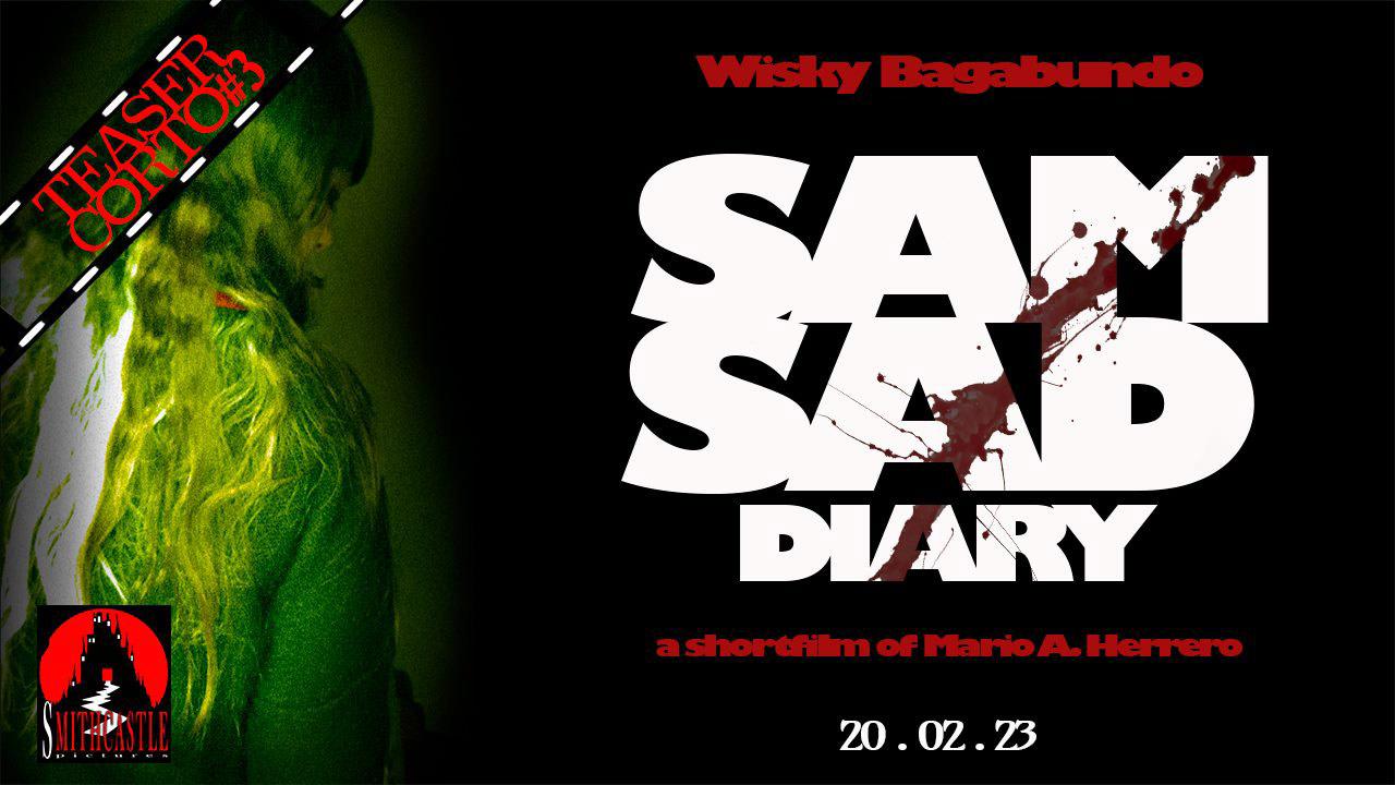 Cartel para Youtube del cortometraje Sam Sad Diary.