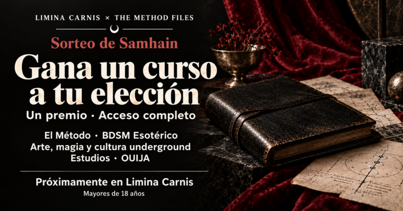 Sorteo de Samhain · Limina Carnis y The Method Files 2 Sorteo 1 e1791994767290